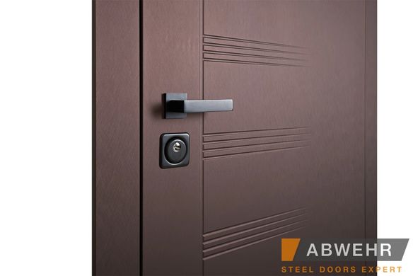 Abwehr Вхідні двері модель Ingrid (колір Бронзовий браш + Рустік авінйон) комплектація Classic+