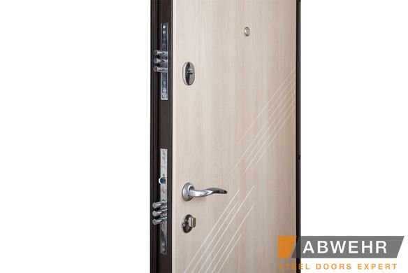 Abwehr Входная дверь модель Camelia (цвет Венге + Дуб немо латое) комплектация Nova