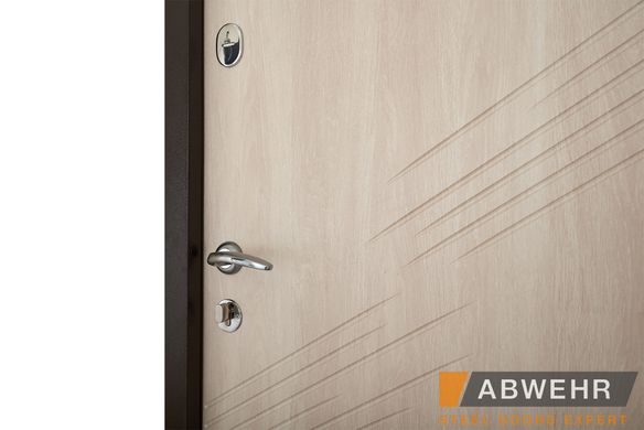 Abwehr Вхідні двері модель Camelia (колір Венге + Дуб немо лате) комплектація Nova