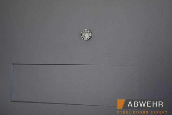 Abwehr Вхідні двері модель Adelina комплектація Comfort (колір Антрацит + Біла)