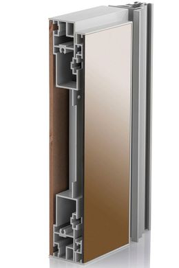 Arоna Doors Дверний блок з оздобленням полотна дзеркалом графіт або бронза