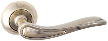 SAFITA Дверная ручка + накладки для санузла Safita 240 R41 AB бронза
