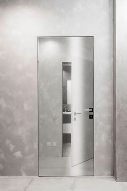 Arоna Doors Дверний блок з оздобленням полотна дзеркалом срібло