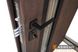 Вхідні двері з ерморозривом ABWehr Ufo (колір Ral 8019 + ТО) комплектація Cottage