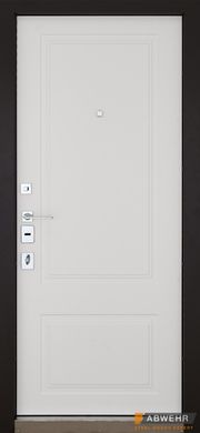 Abwehr Трьохконтурні вхідні двері модель Ramina (Колір Бронзовий Браш + Білий супермат) комплектація Grand