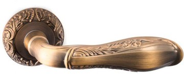 SAFITA Дверная ручка Safita R08 H9716 YB античная бронза