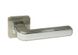 SAFITA Дверна ручка + накладки для санвузла Safita 680R40 SN / CP матовий нікель / полірований хром