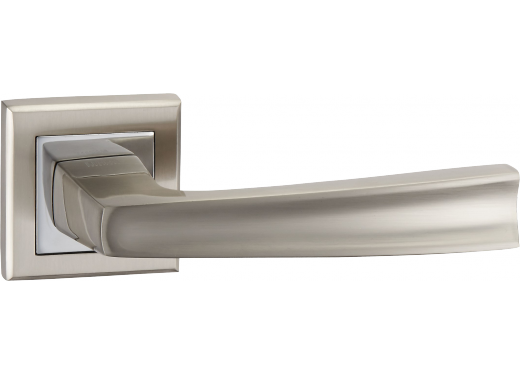 LINDE Дверная ручка LINDE А-1355 матовый никель/полированный хром