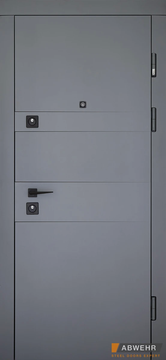 Abwehr Трьохконтурні вхідні двері модель Moderna комплектація Grand