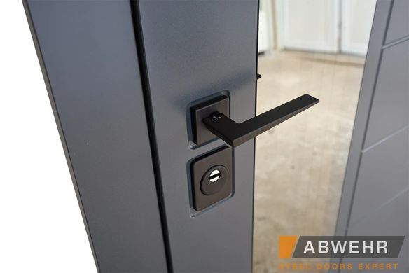 Abwehr Входные двери с терморазрывом ABWehr Ufo (цвет Ral 7016 + Антрацит) комплектация COTTAGE