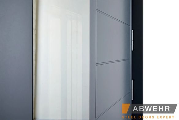 Abwehr Входные двери с терморазрывом ABWehr Ufo (цвет Ral 7016 + Антрацит) комплектация COTTAGE