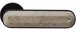 Дверна ручка MVM Z-1804, Черный матовый, Дверная ручка