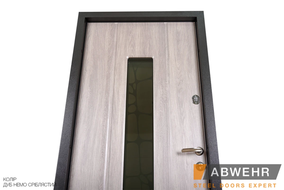 Abwehr Входные двери со стеклом ABWehr Solid Glass, комплектация Defender