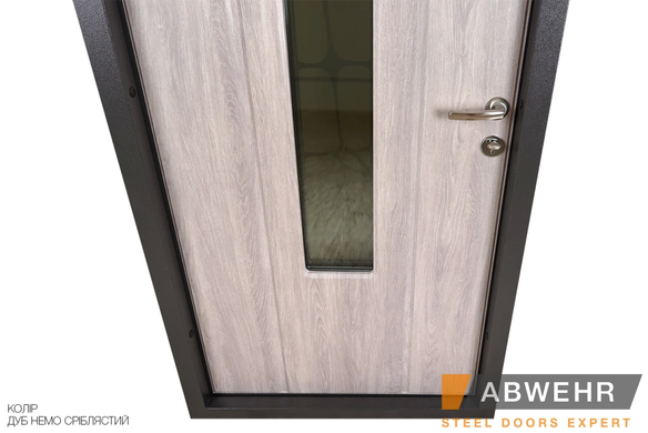 Abwehr Входные двери со стеклом ABWehr Solid Glass, комплектация Defender