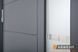 Вхідні двері зі склом модель Liberty Glass (Колір RAL 7016+Біла) комплектація Classic+