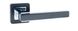 SAFITA Дверна ручка + накладки для санвузла Safita 280R40 SN / CP матовий нікель / хром полірований