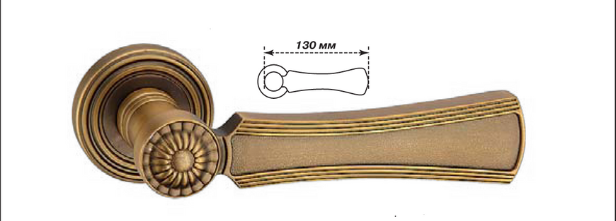 MVM Дверная ручка MVM Rim Z-1356 матовая бронза