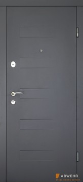 Abwehr Входная дверь модель Adelina (цвет Антрацит + Белая) комплектация Comfort