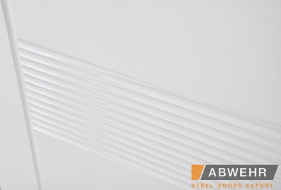 Abwehr Вхідні двері модель Britana (колір Венге сірий горизонт + Біла) комплектація Comfort