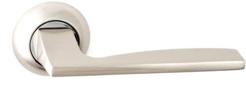 SAFITA Дверная ручка Safita 218 R41 SN/CP матовый никель/полированный хром